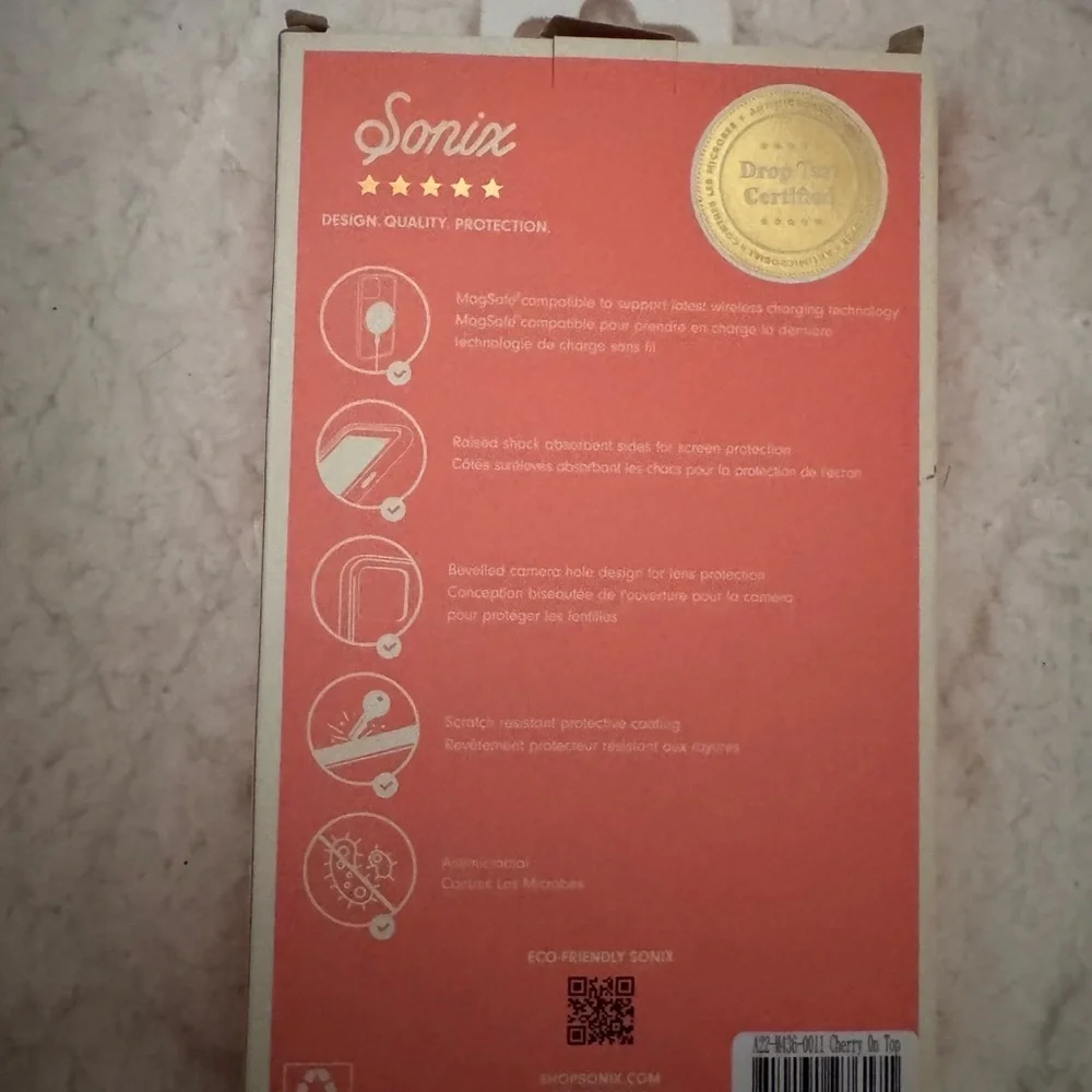 Sonix Cherry MagSafe iPhone 16 Case β New in Box π - Picture 2 of 3